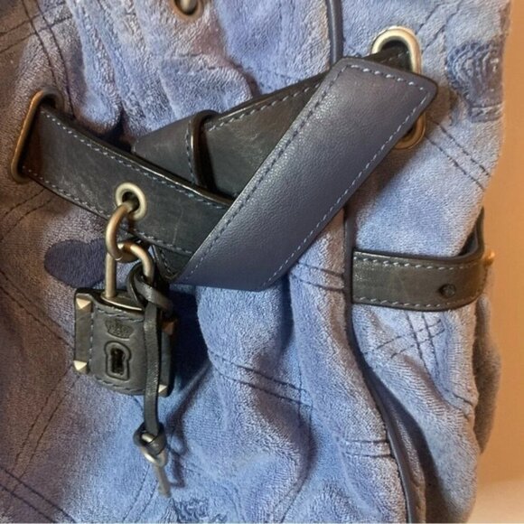 Juicy Couture Blue Terry Cloth Purse - Picture 9 of 13